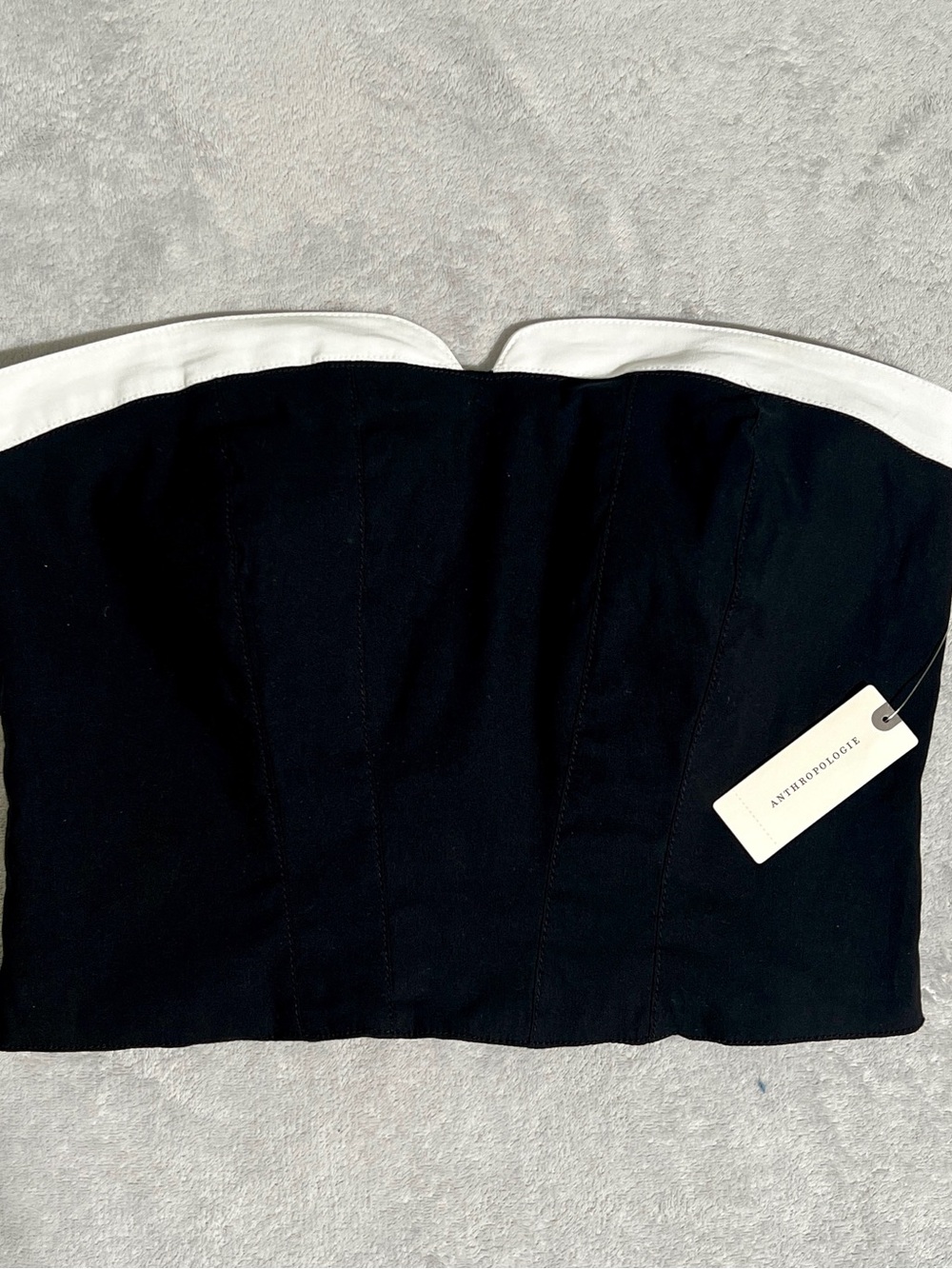 NWT Maeve by Anthropologie Strapless Peekaboo Top size S - Picture 8 of 15